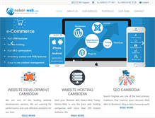 Tablet Screenshot of nokor-web.com